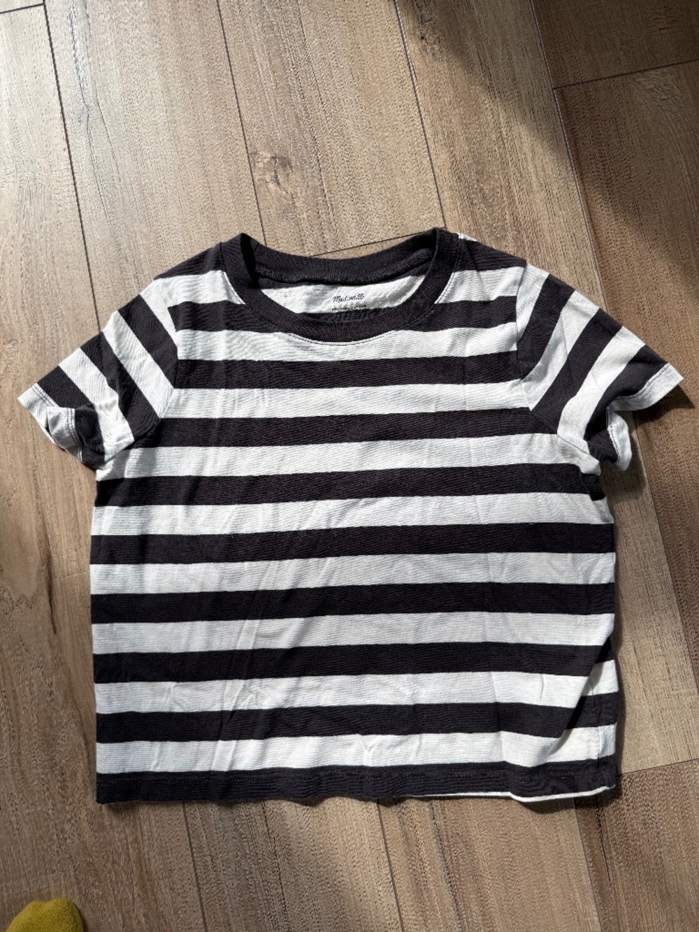 madewell striped shirt xxs